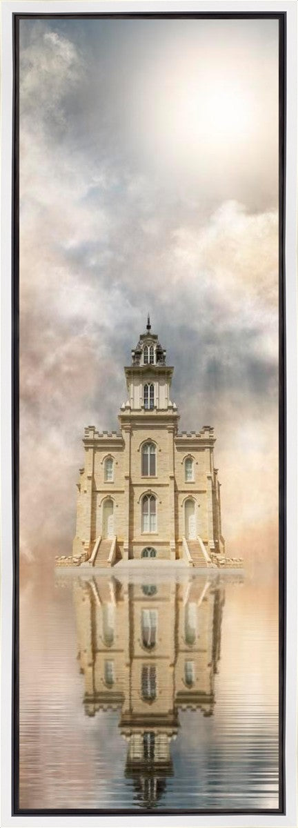 Millennial Reflection Manti Temple Gallery Wrap