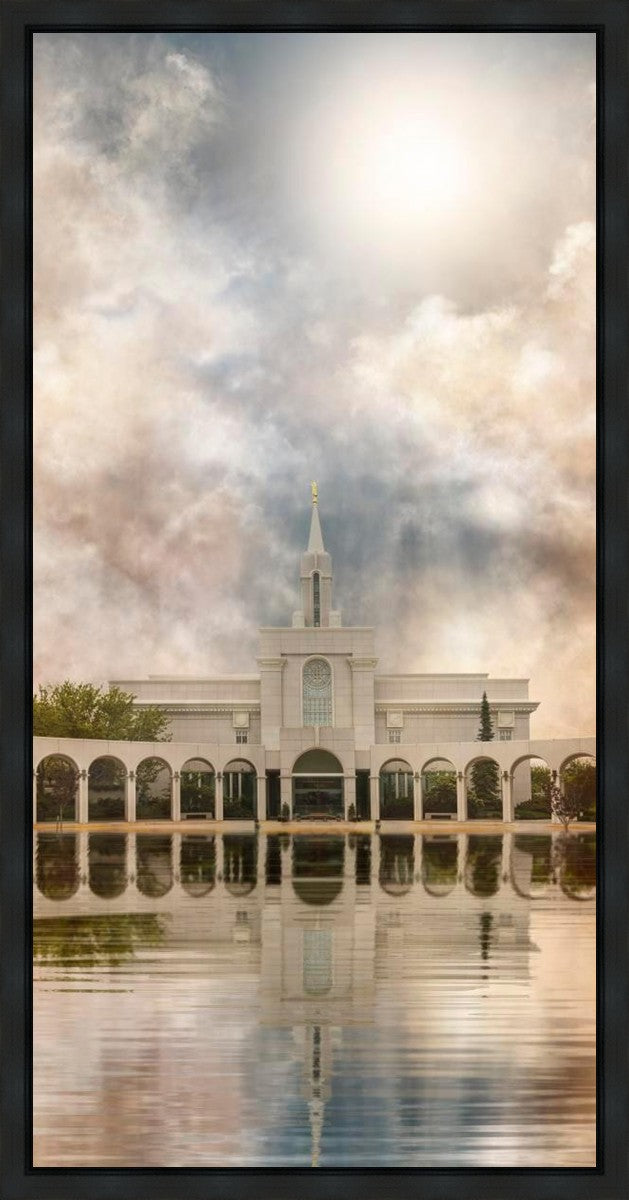 Millennial Reflection Bountiful Utah Temple Gallery Wrap