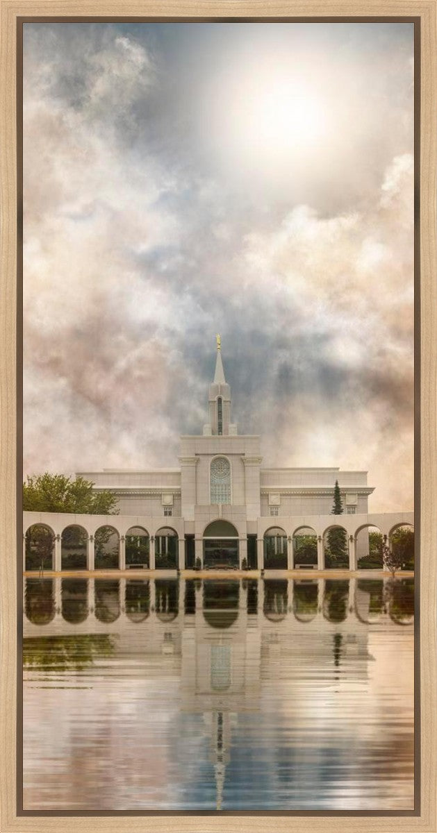 Millennial Reflection Bountiful Utah Temple Gallery Wrap