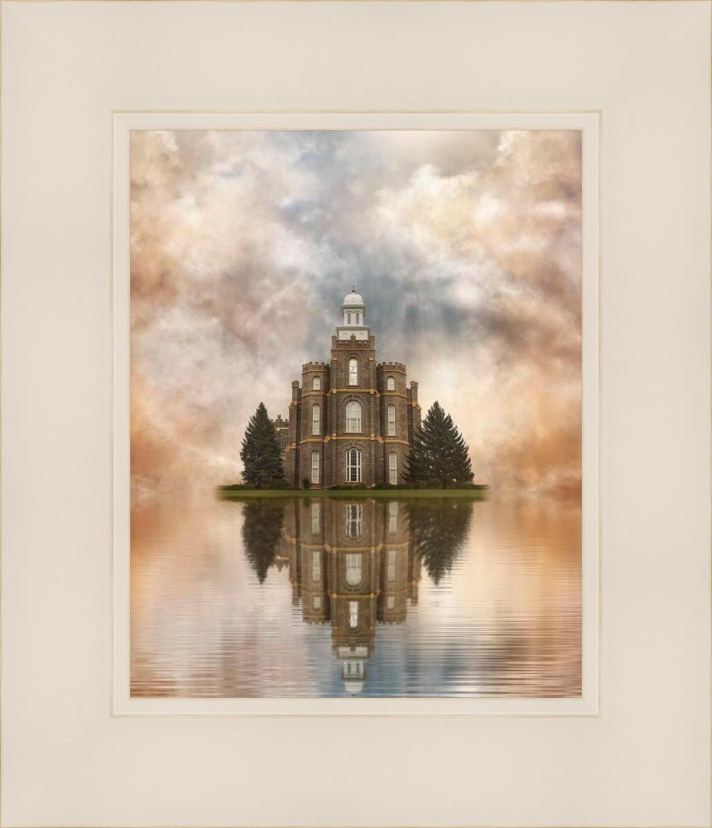 Millennial Reflection Logan Utah Temple