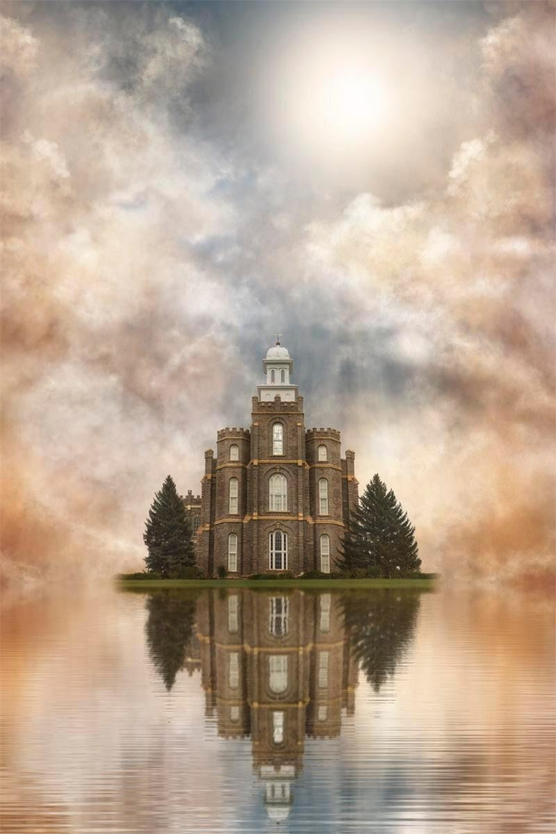 Millennial Reflection Logan Utah Temple Gallery Wrap