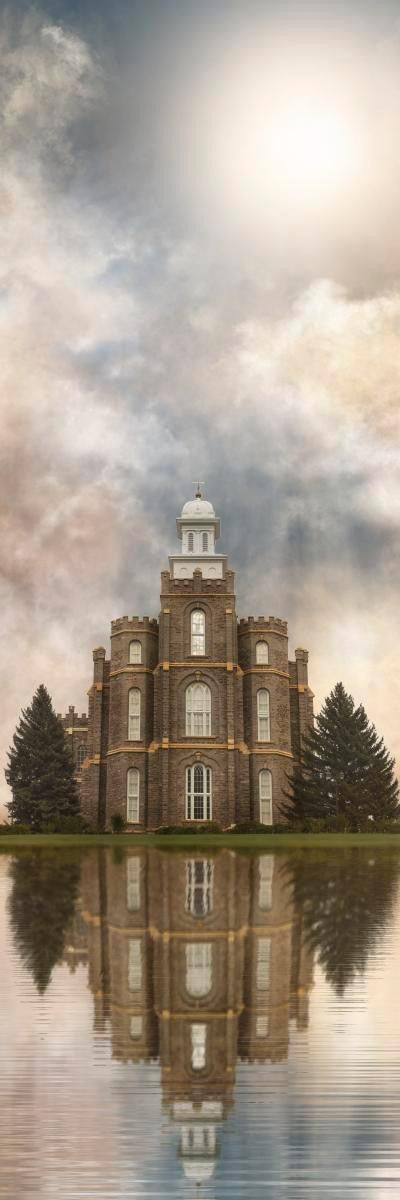 Millennial Reflection Logan Utah Temple Gallery Wrap