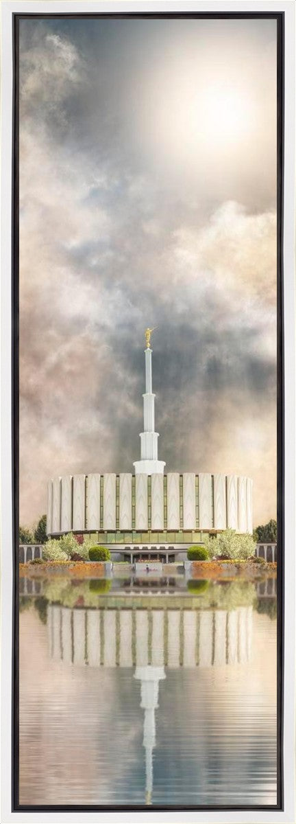 Millennial Reflection Provo Utah Temple Gallery Wrap