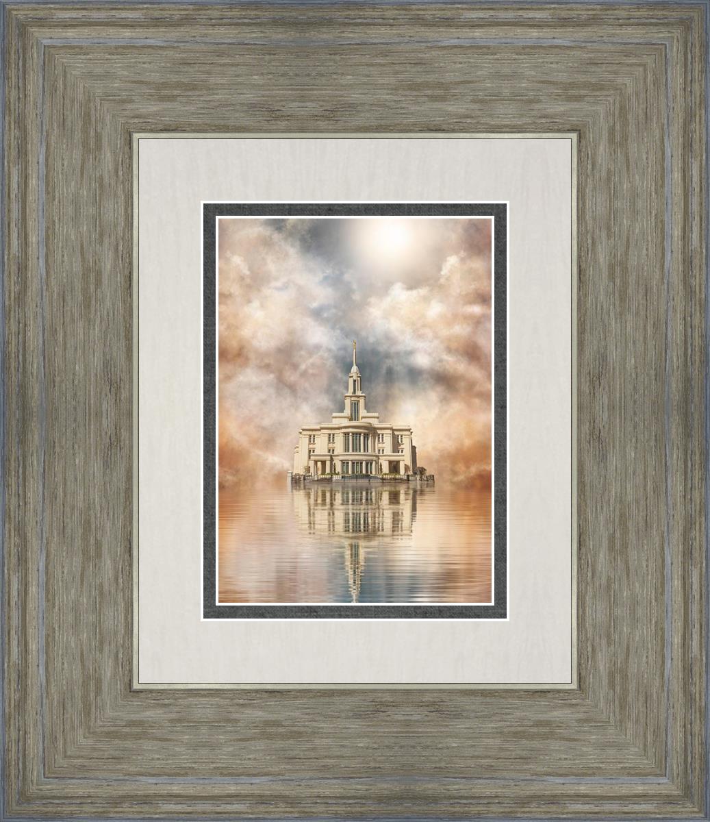 Millennial Reflection Payson Utah Temple