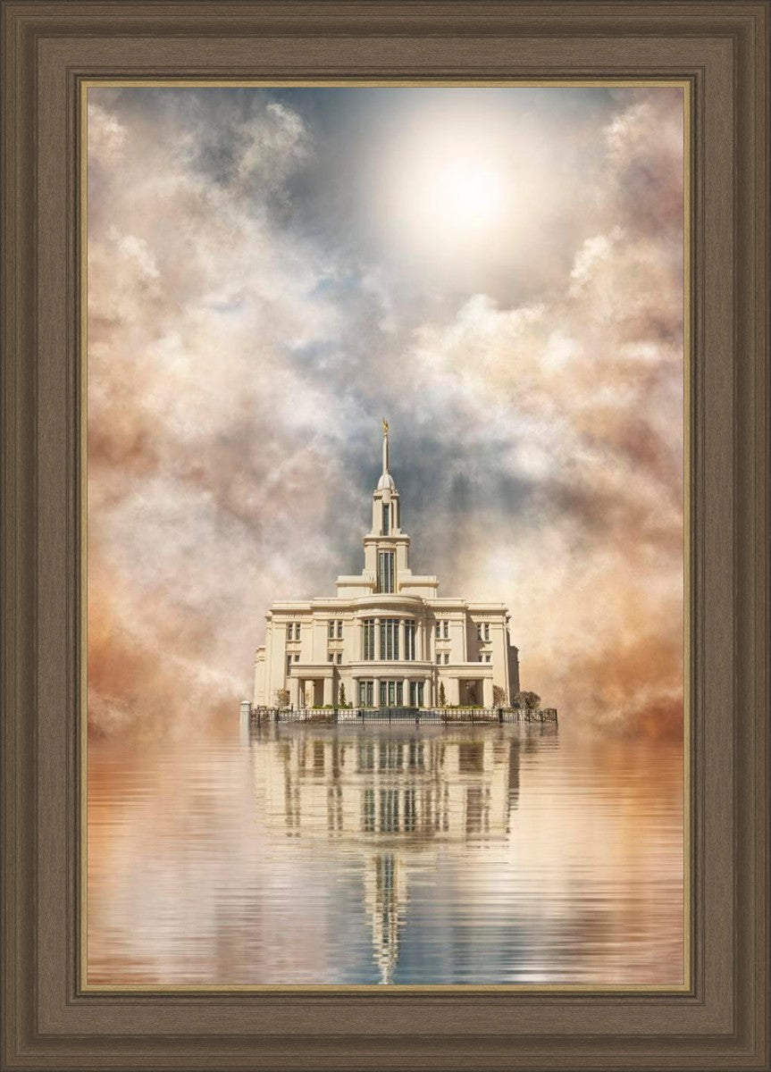 Millennial Reflection Payson Utah Temple