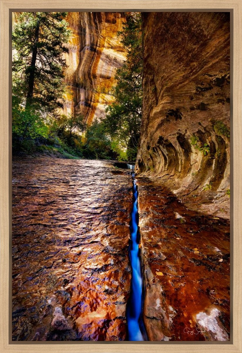 Zions Fissure Gallery Wrap
