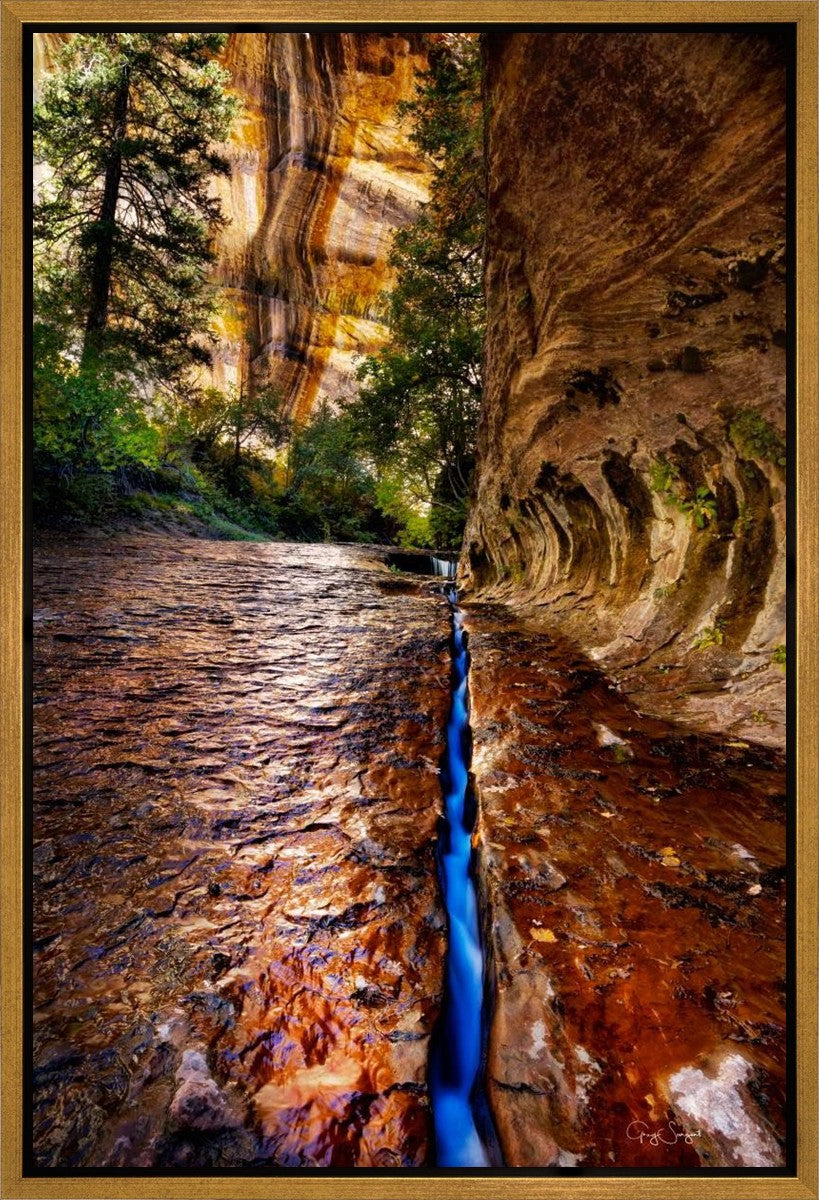 Zions Fissure Gallery Wrap