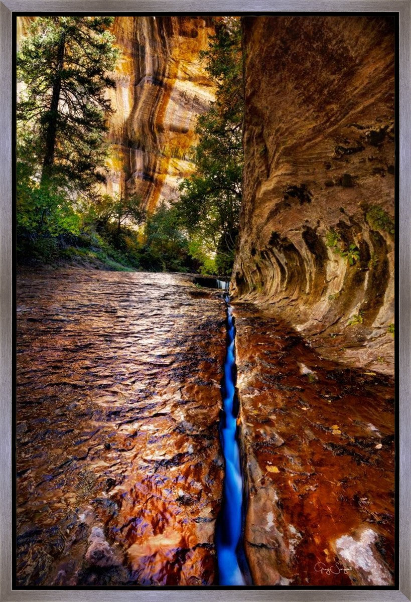 Zions Fissure Gallery Wrap