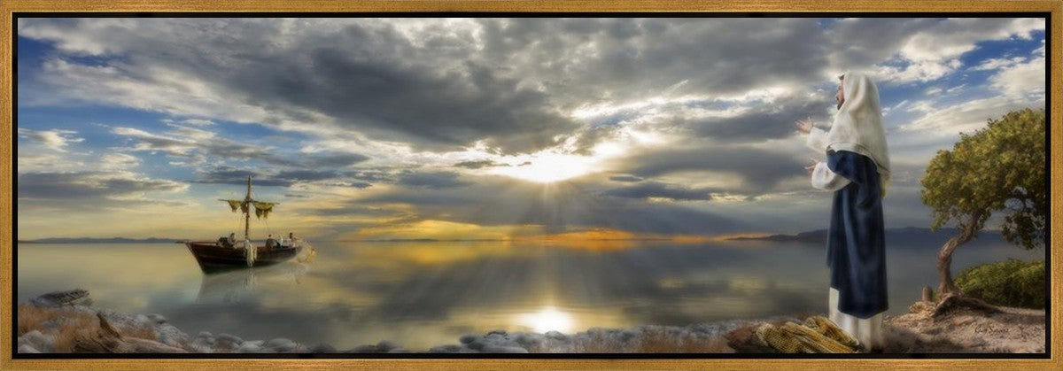 Cast Thy Net Large Wall Art Gallery Wrap