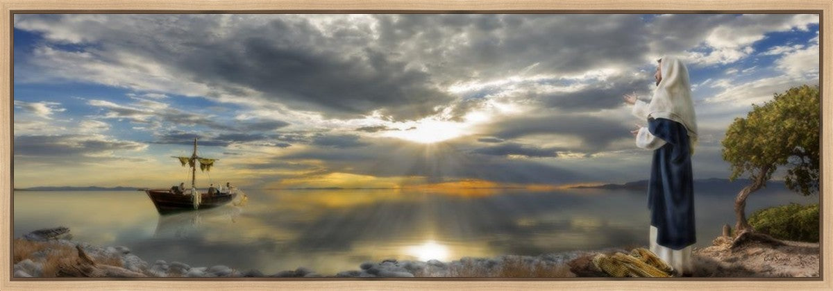Cast Thy Net Large Wall Art Gallery Wrap