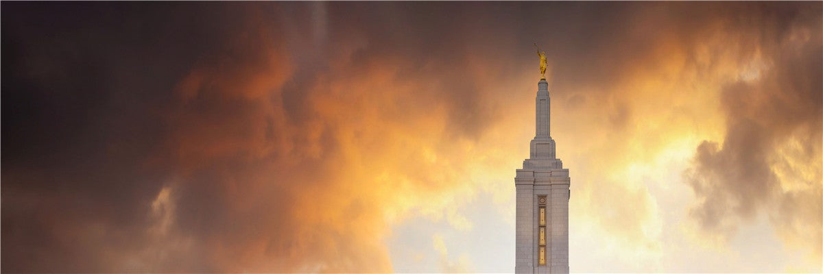Pocatello Temple Sunset