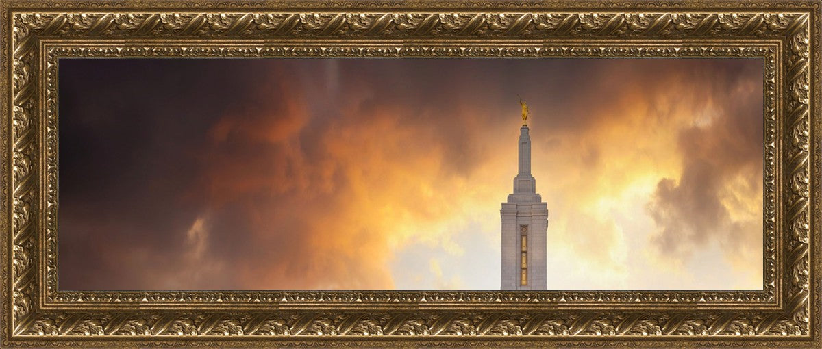Pocatello Temple Sunset
