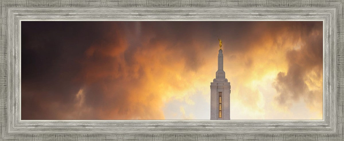 Pocatello Temple Sunset