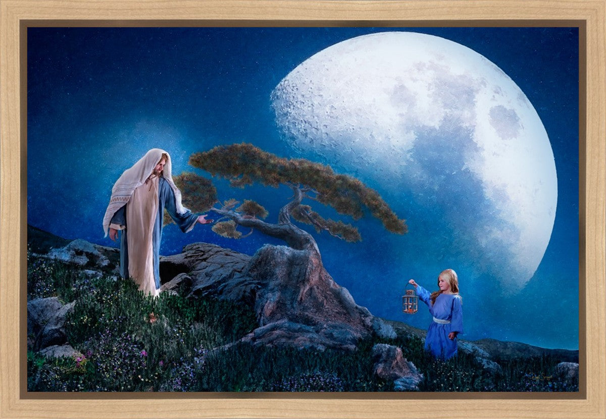 Teach Me to Walk in the Light Gallery Wrap