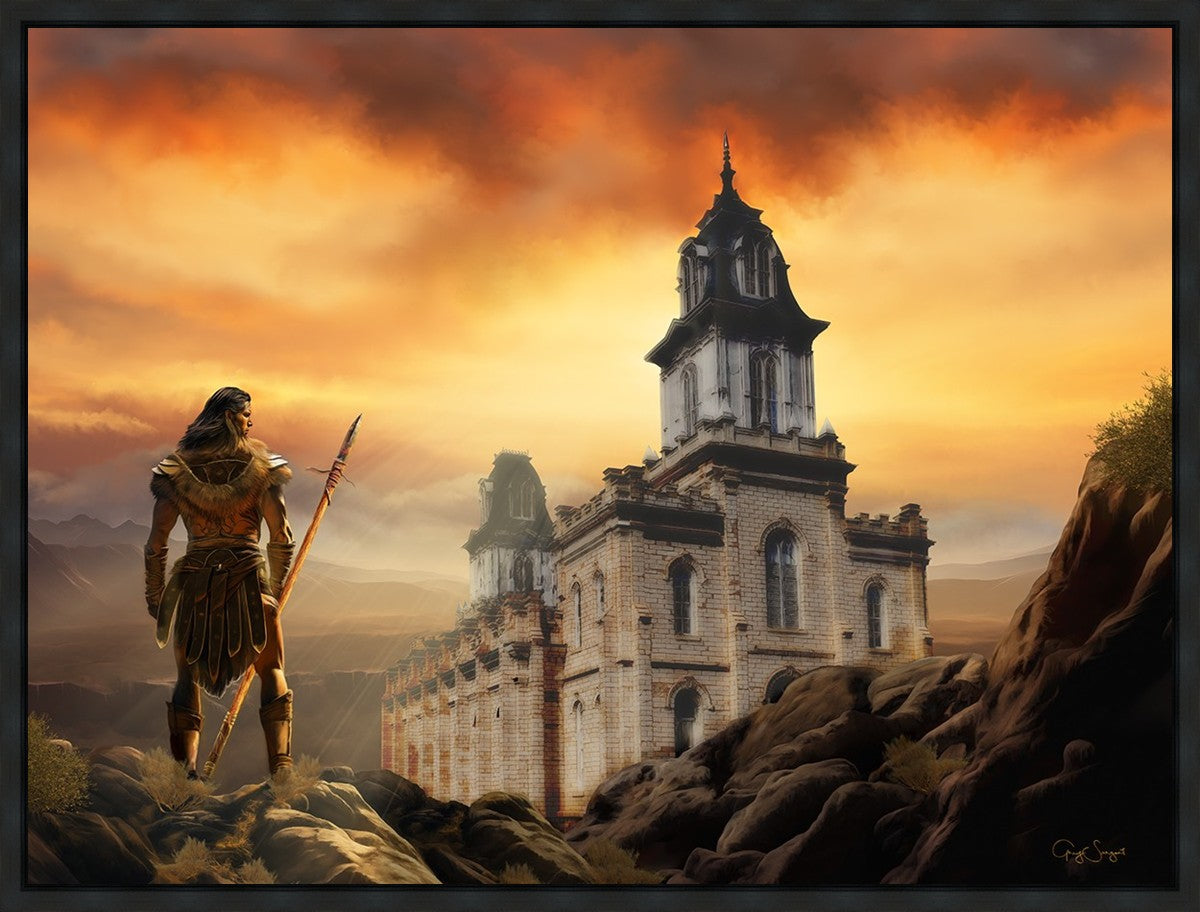 Moroni at Manti Gallery Wrap