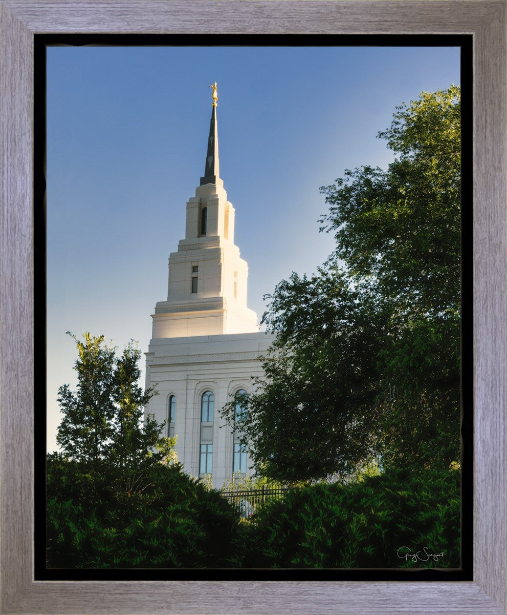 Layton Utah Morning Glow Gallery Wrap