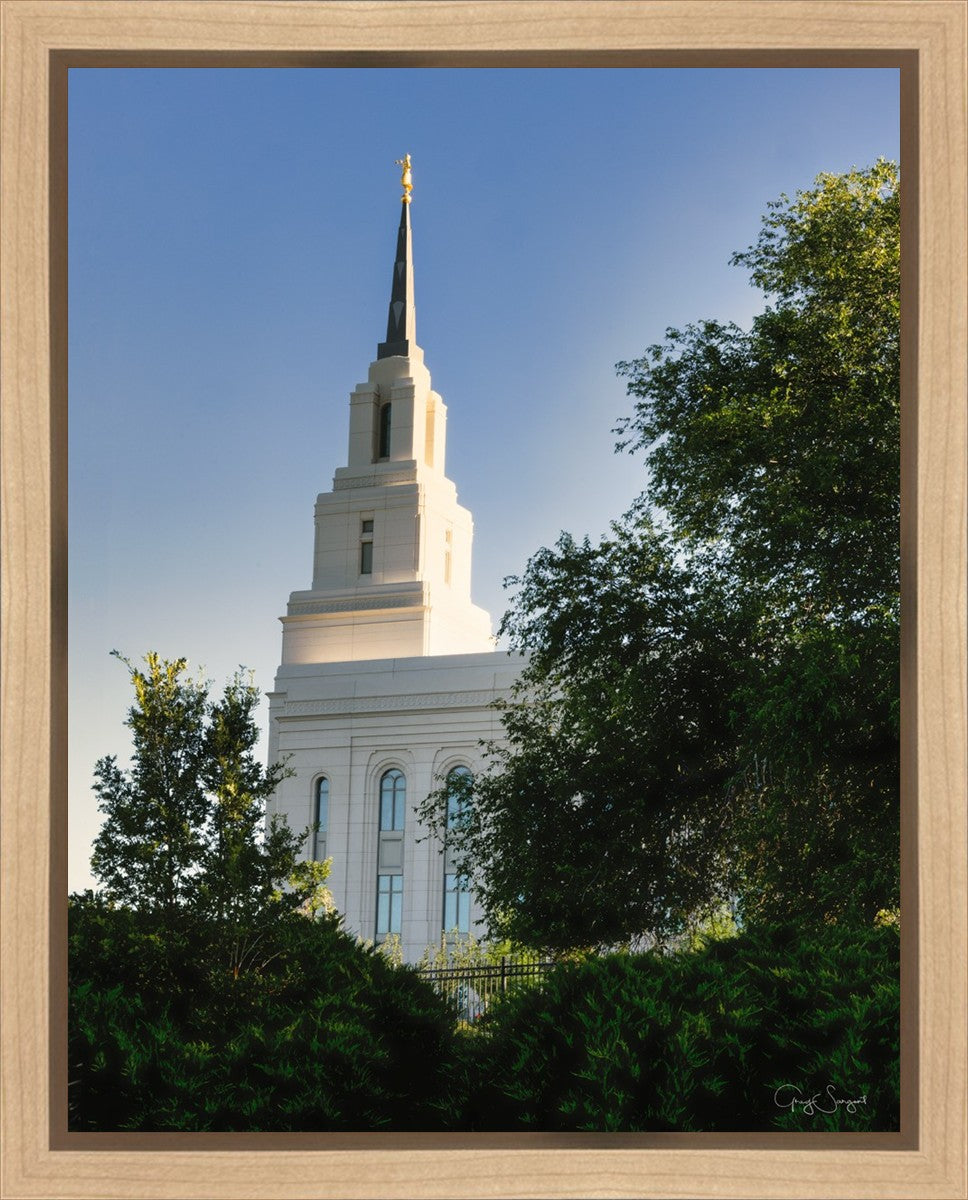 Layton Utah Morning Glow Gallery Wrap