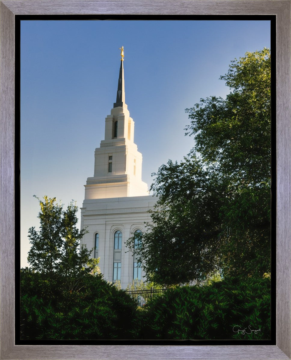 Layton Utah Morning Glow Gallery Wrap