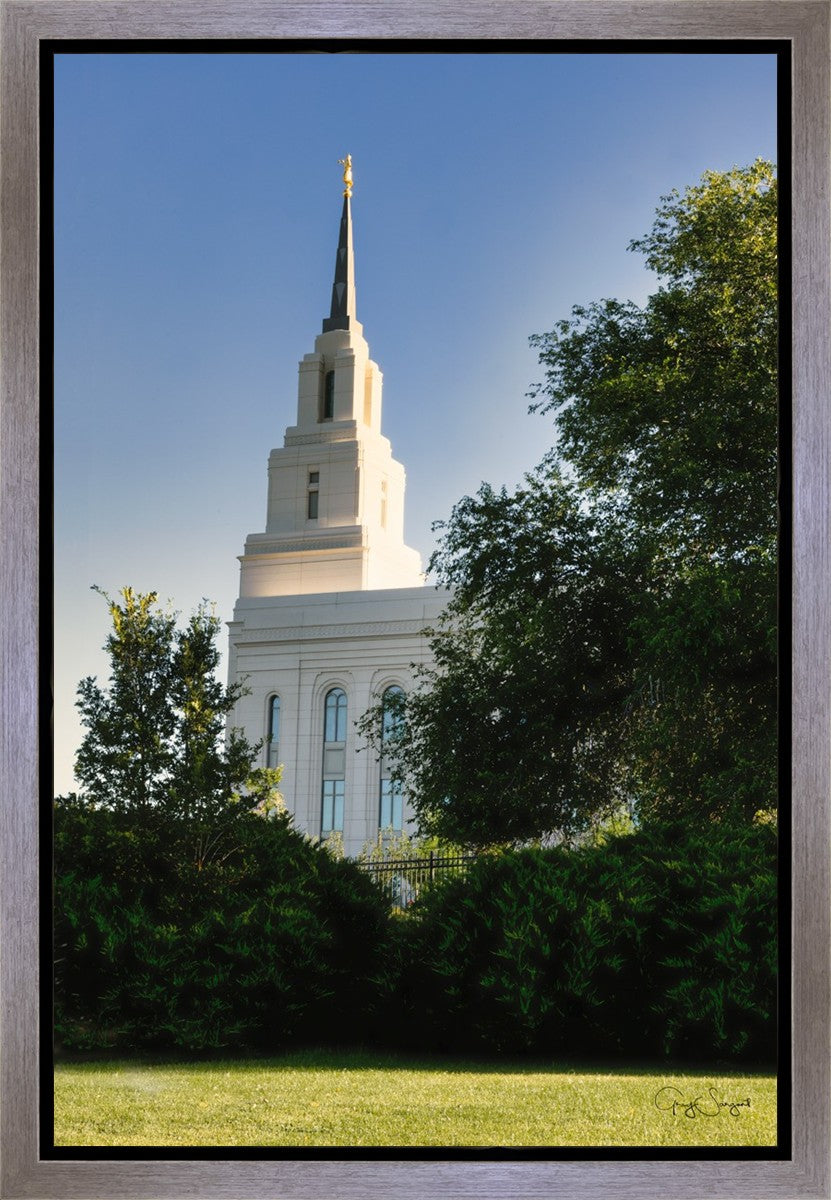 Layton Utah Morning Glow Gallery Wrap