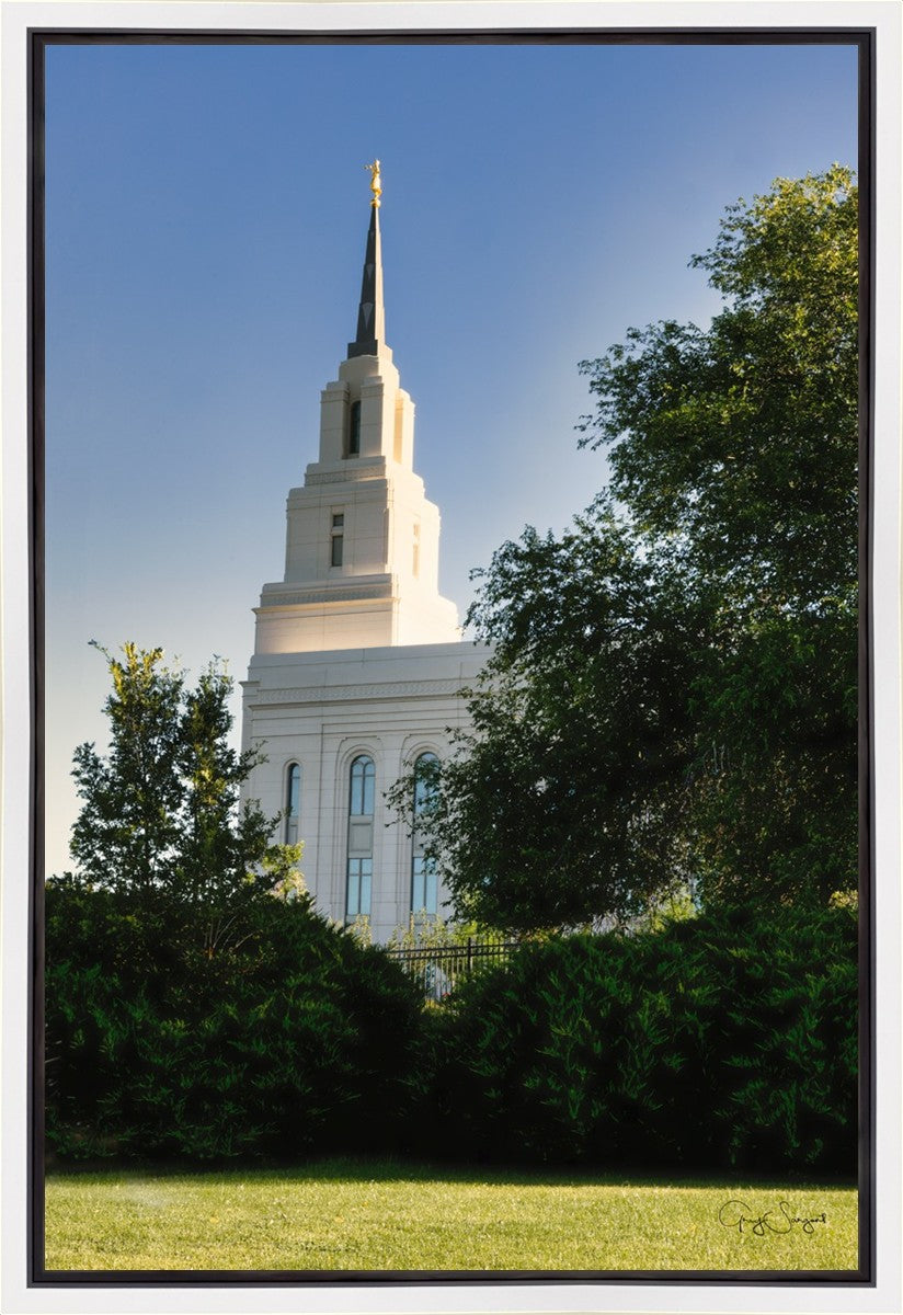 Layton Utah Morning Glow Gallery Wrap
