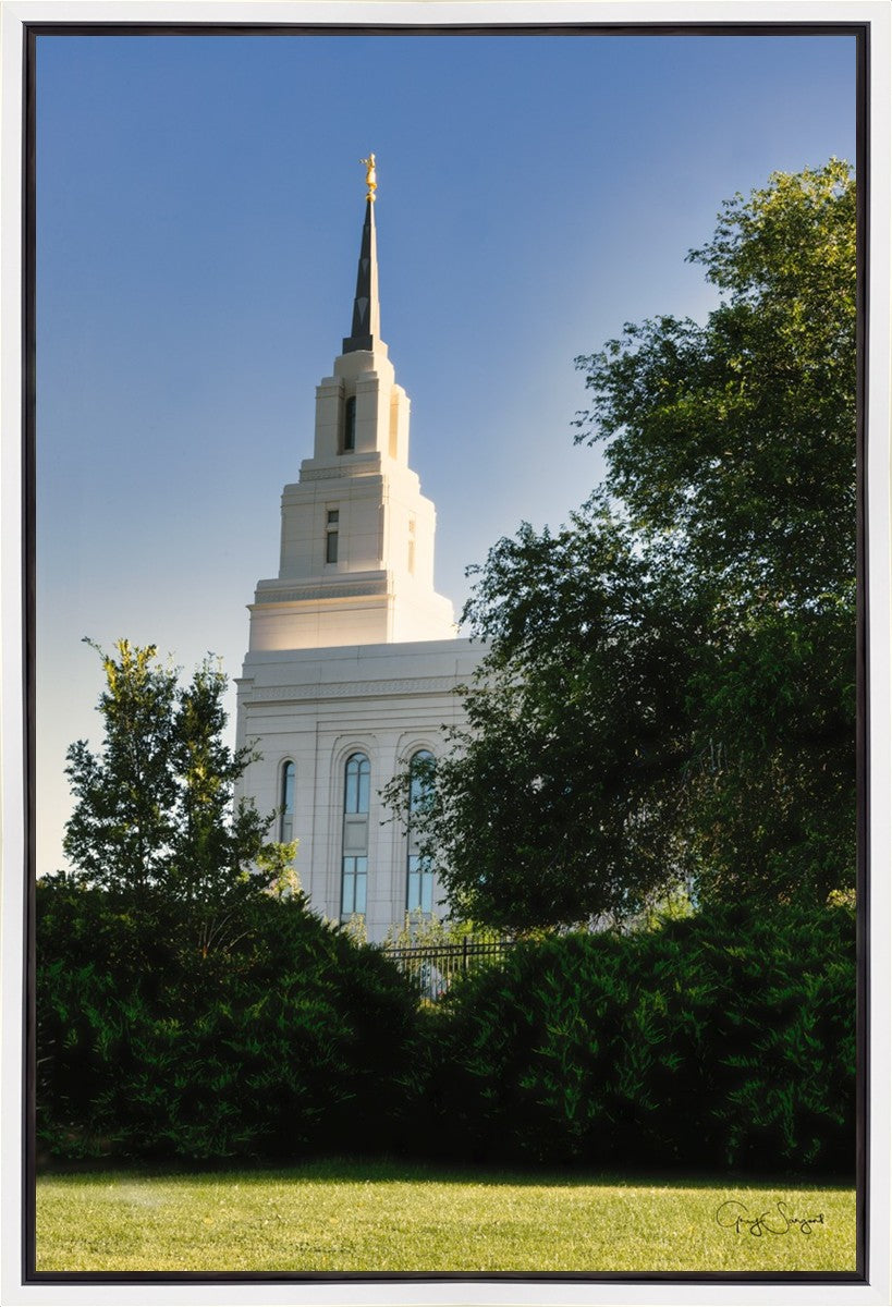 Layton Utah Morning Glow Gallery Wrap
