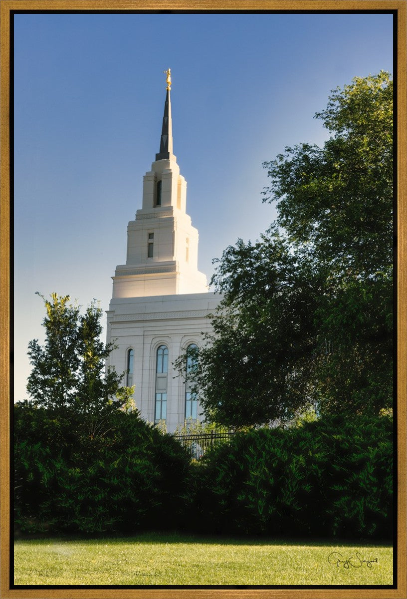 Layton Utah Morning Glow Gallery Wrap