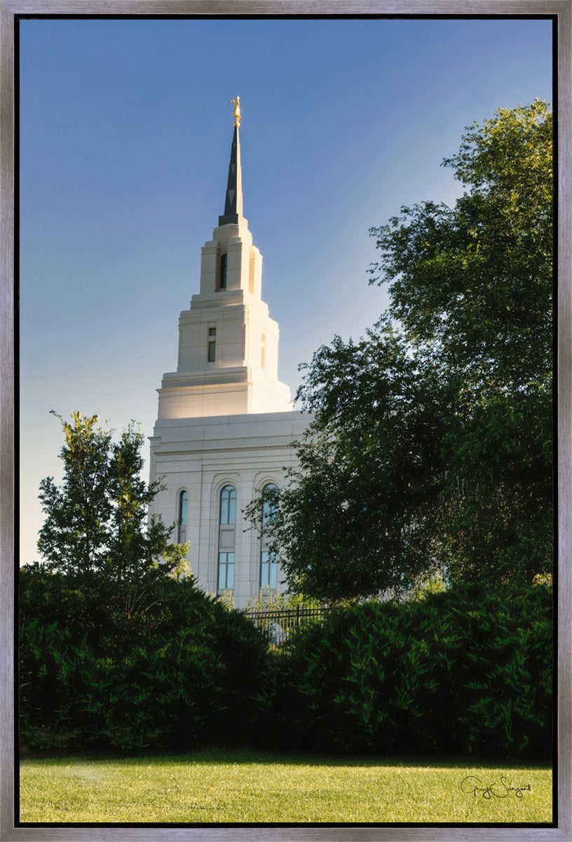 Layton Utah Morning Glow Gallery Wrap