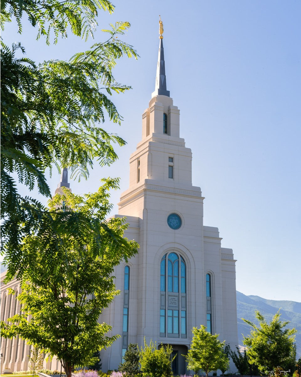 Layton Utah House of the Lord Gallery Wrap