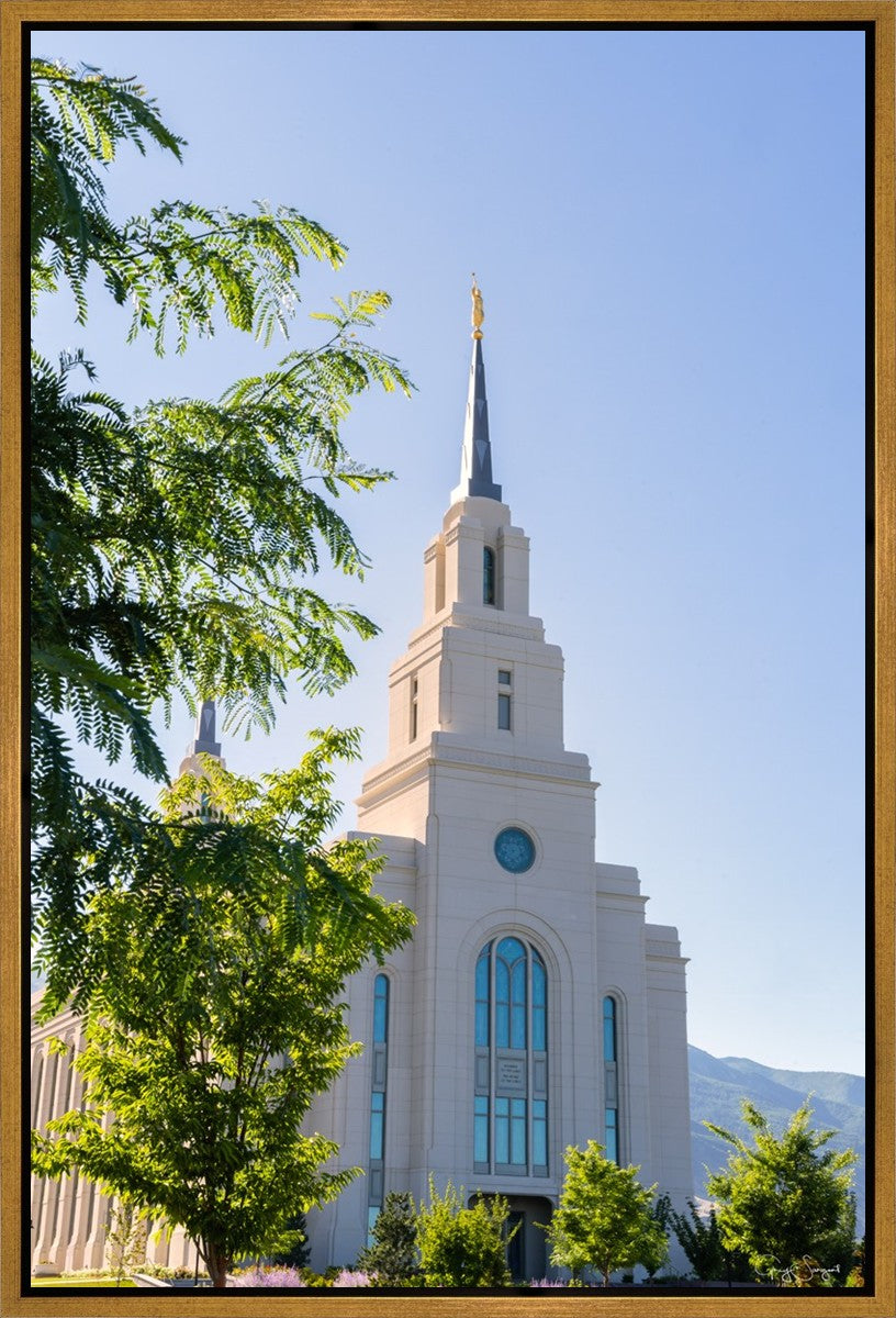 Layton Utah House of the Lord Gallery Wrap