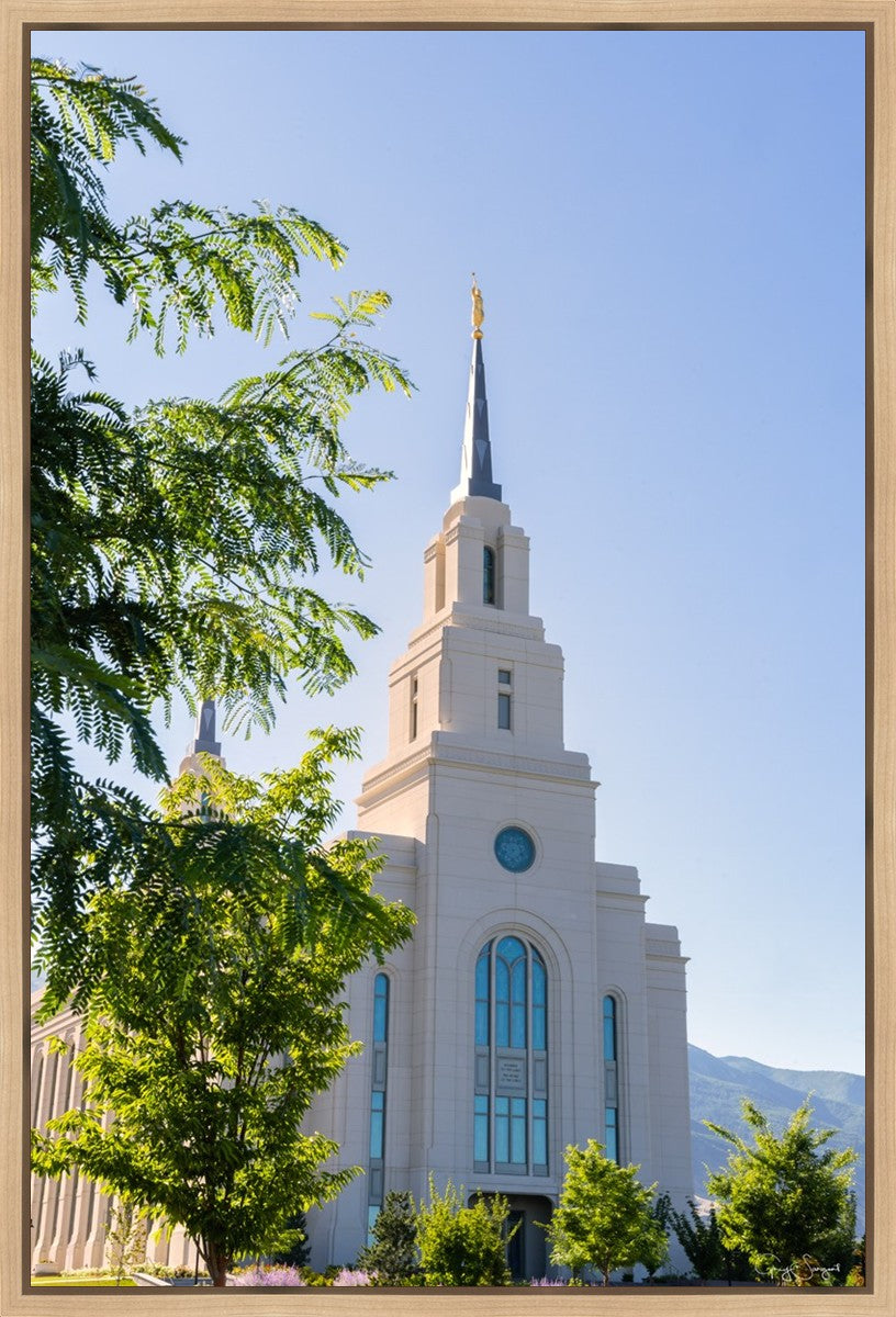Layton Utah House of the Lord Gallery Wrap
