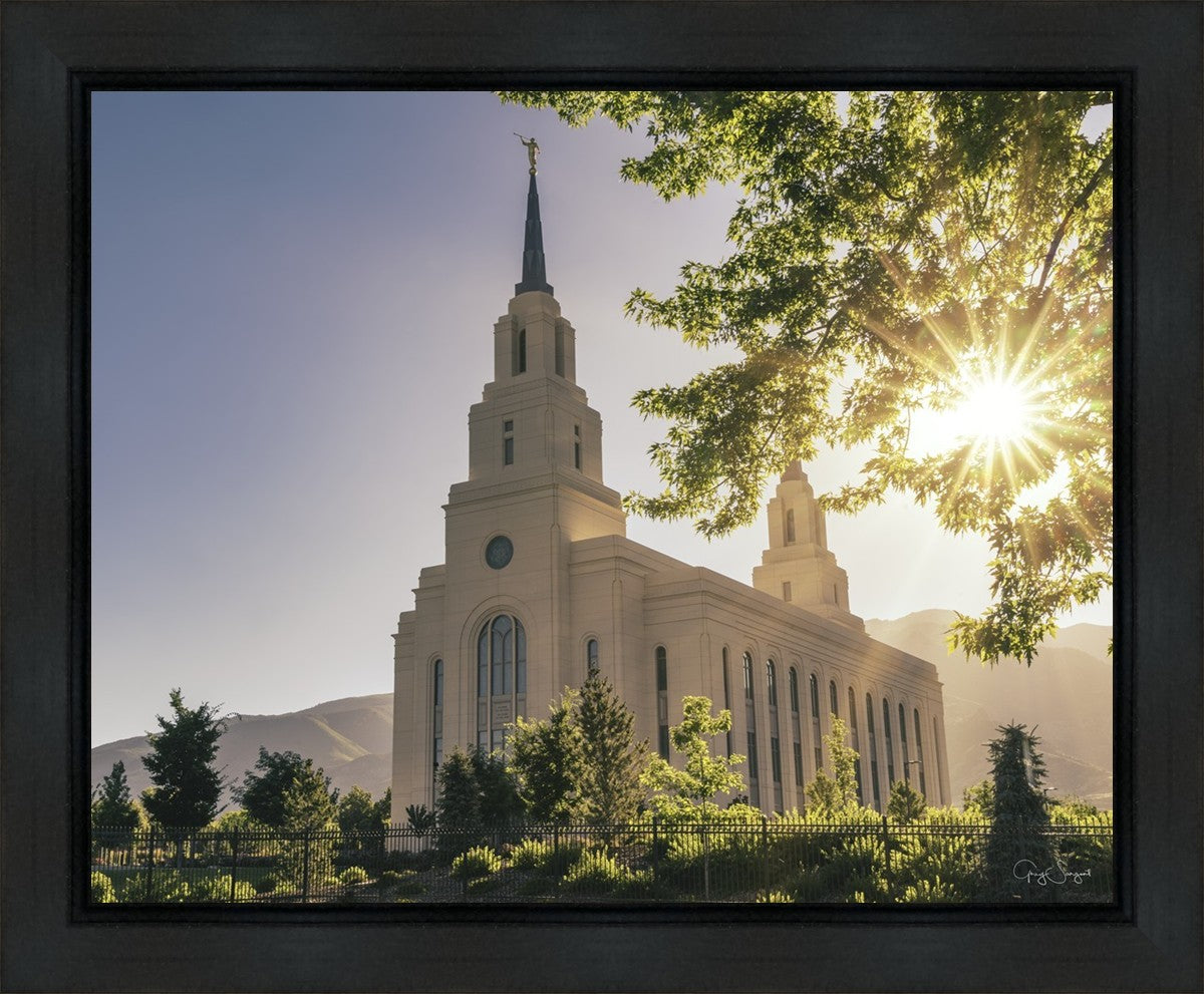 Layton Utah Layton Sunrise Gallery Wrap