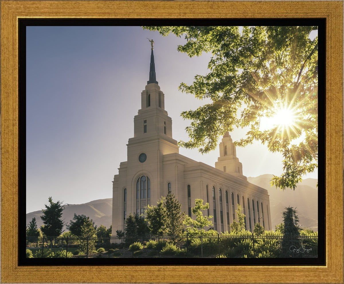 Layton Utah Layton Sunrise Gallery Wrap