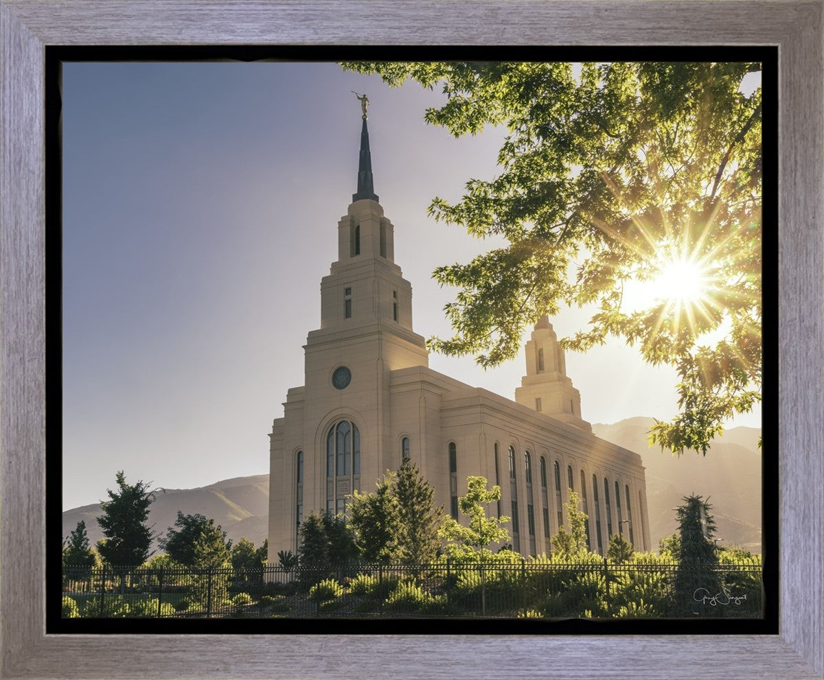 Layton Utah Layton Sunrise Gallery Wrap