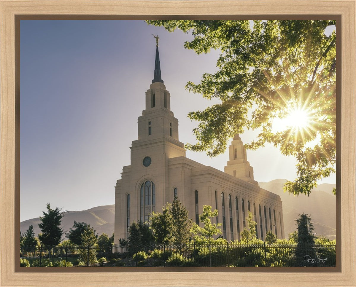 Layton Utah Layton Sunrise Gallery Wrap