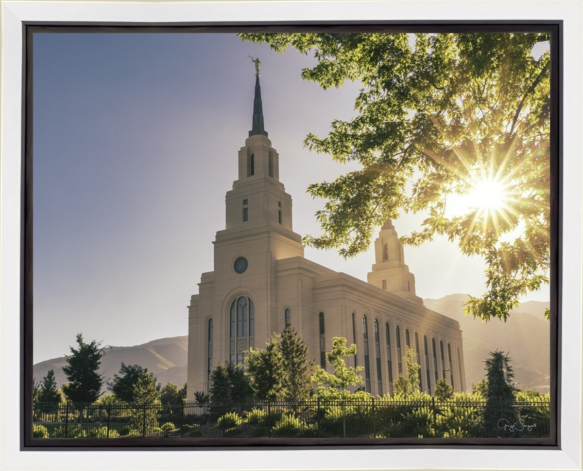 Layton Utah Layton Sunrise Gallery Wrap