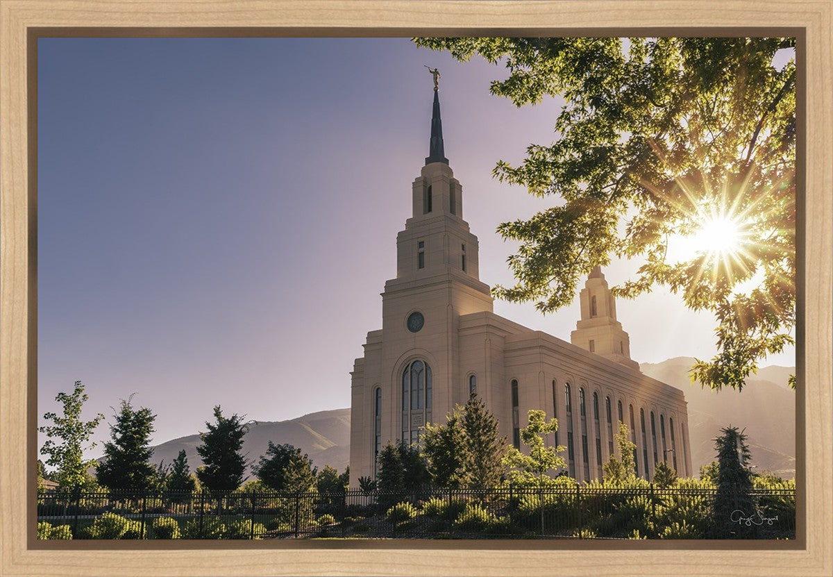 Layton Utah Layton Sunrise Gallery Wrap