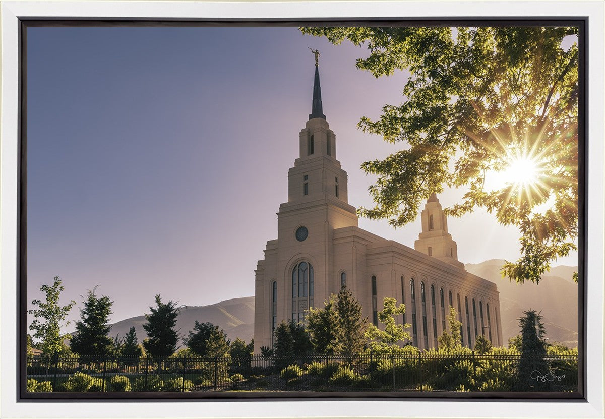 Layton Utah Layton Sunrise Gallery Wrap