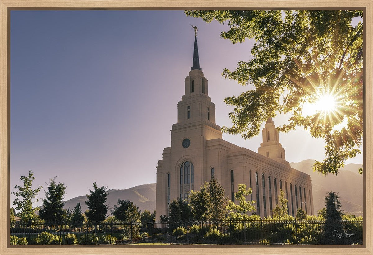 Layton Utah Layton Sunrise Gallery Wrap
