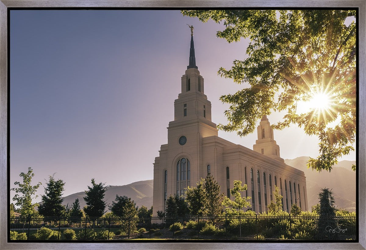 Layton Utah Layton Sunrise Gallery Wrap