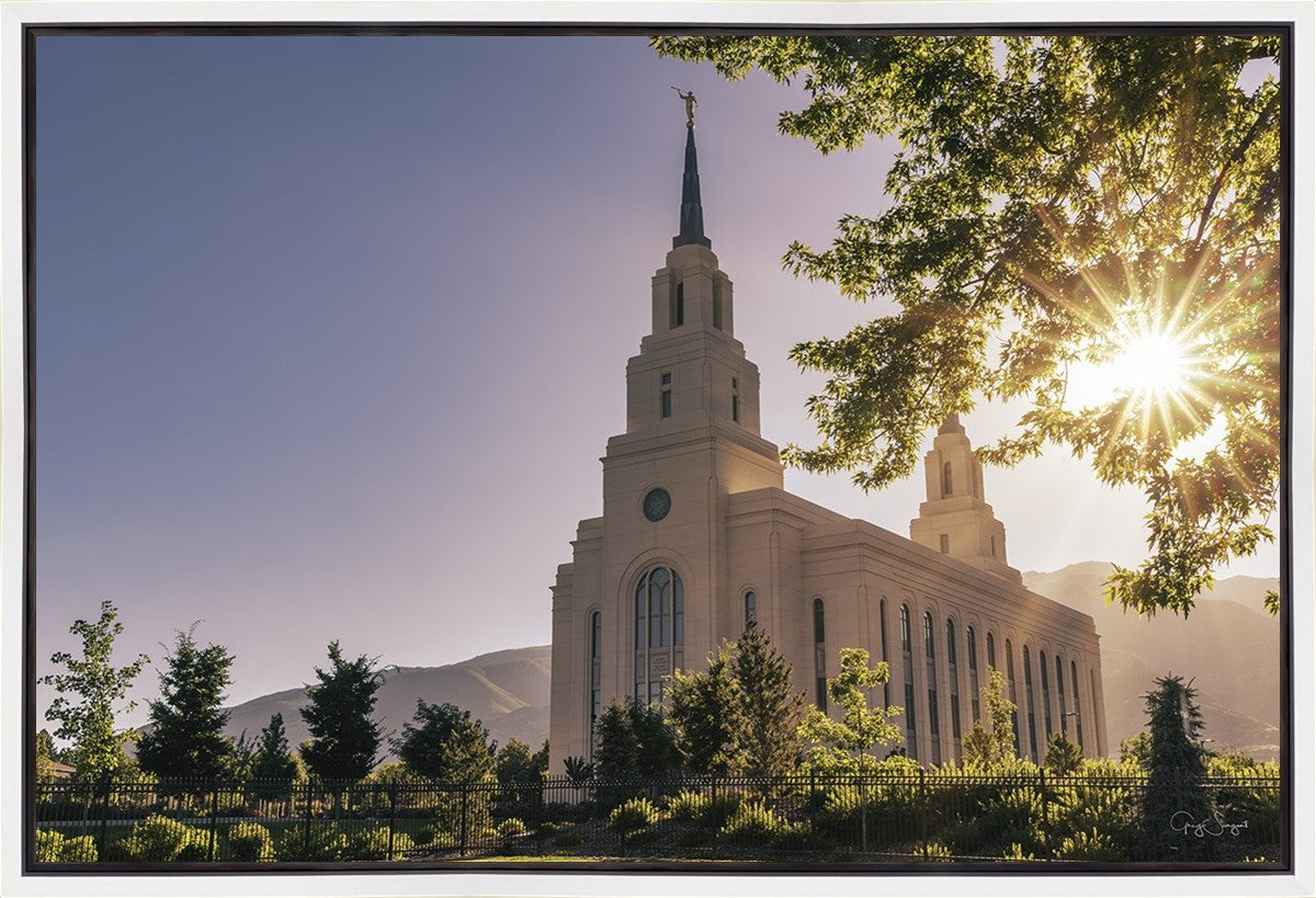 Layton Utah Layton Sunrise Gallery Wrap