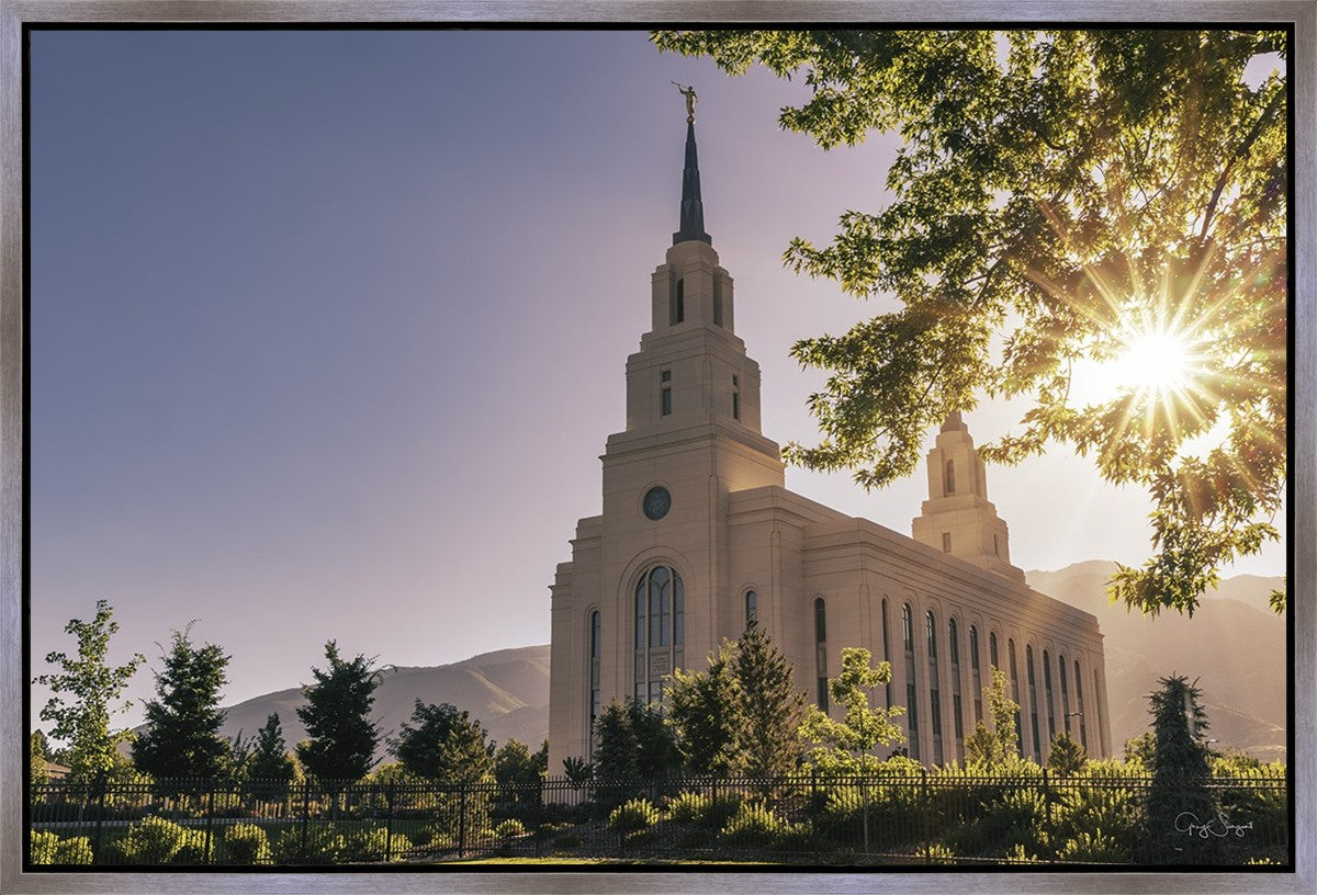 Layton Utah Layton Sunrise Gallery Wrap