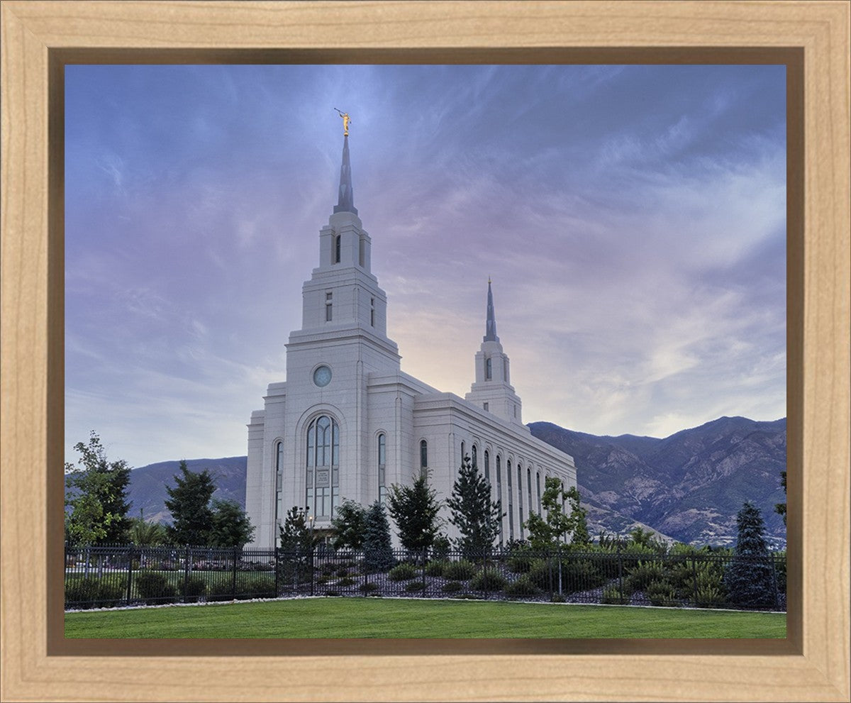 Layton Utah Morning Vista Gallery Wrap