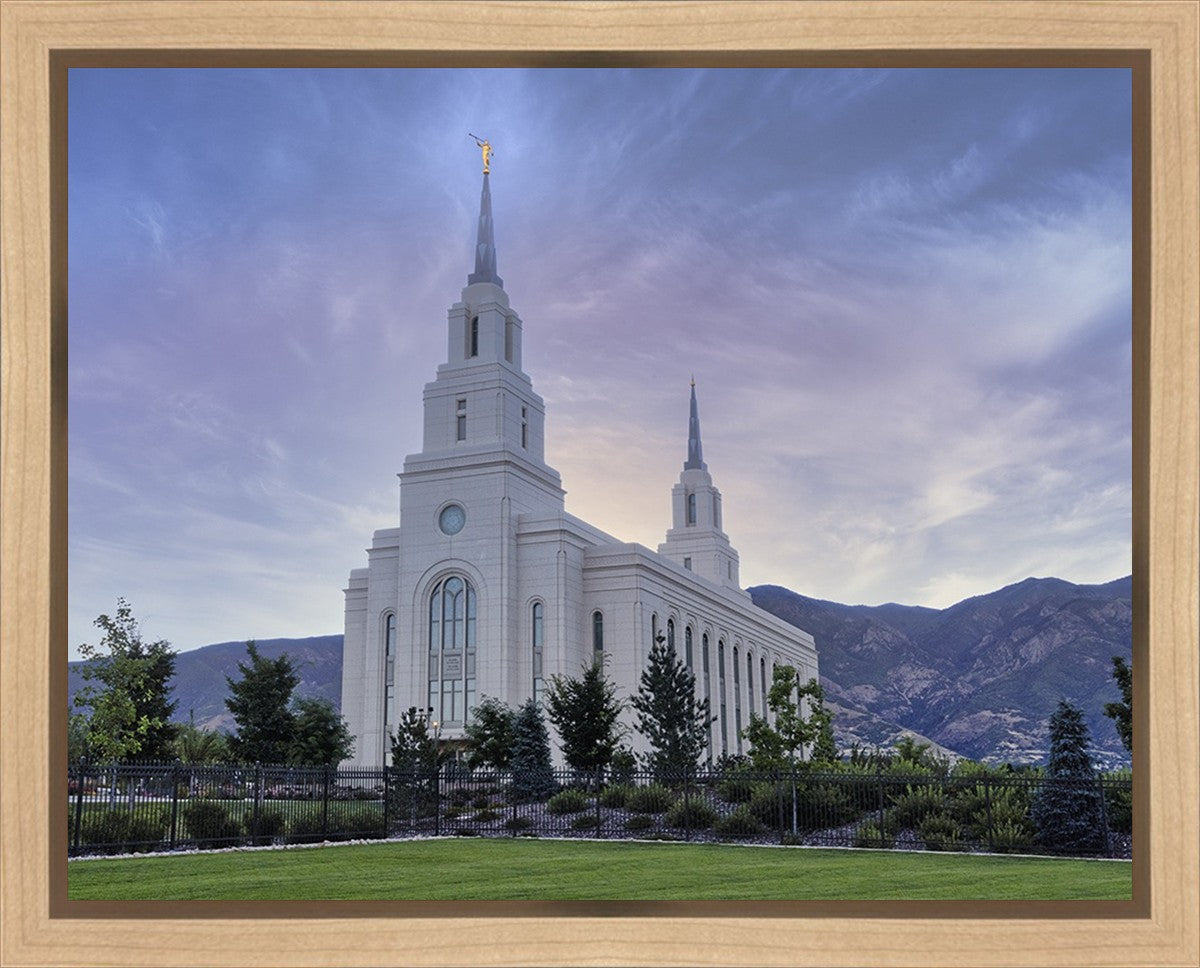Layton Utah Morning Vista Gallery Wrap