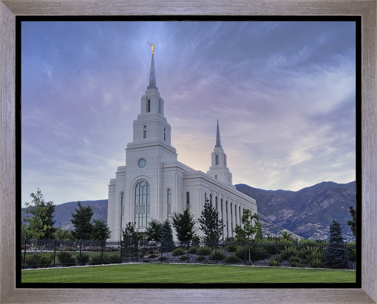 Layton Utah Morning Vista Gallery Wrap