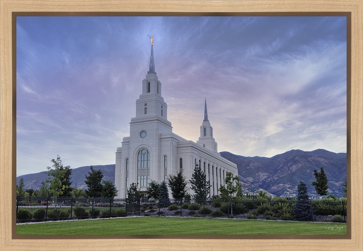 Layton Utah Morning Vista Gallery Wrap