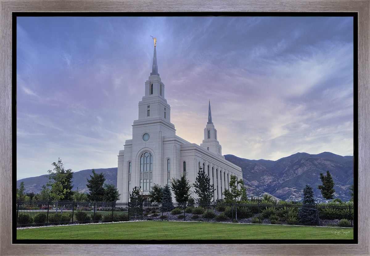 Layton Utah Morning Vista Gallery Wrap
