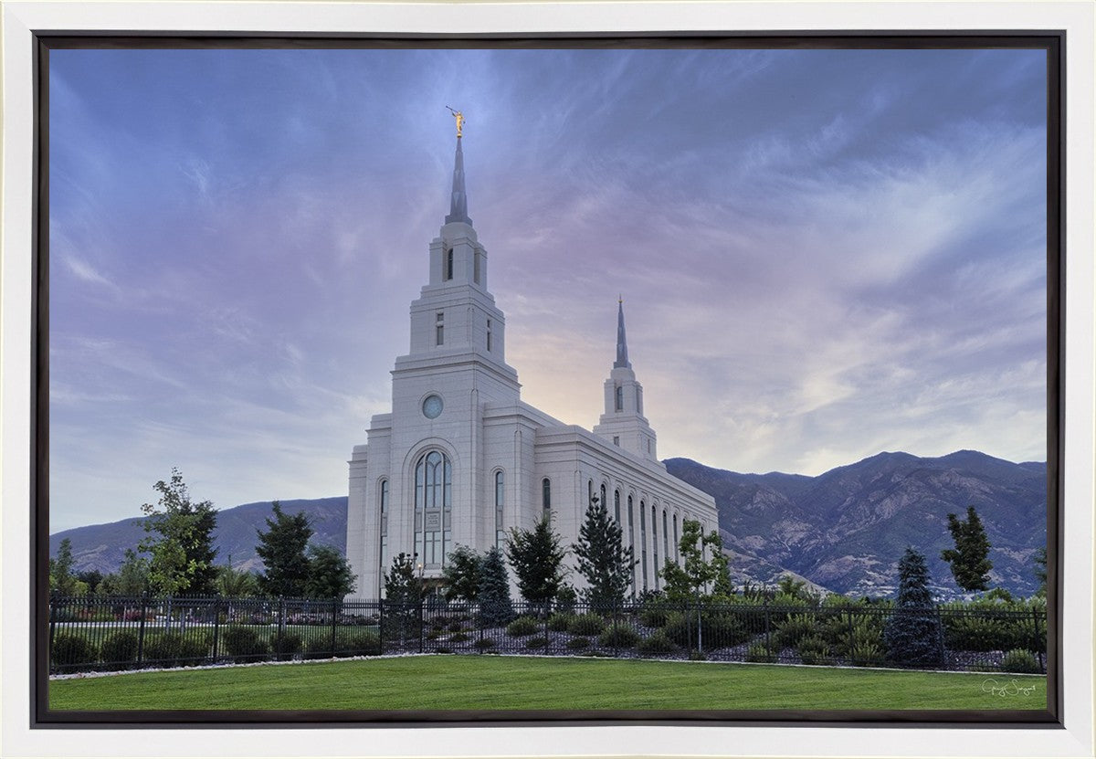 Layton Utah Morning Vista Gallery Wrap