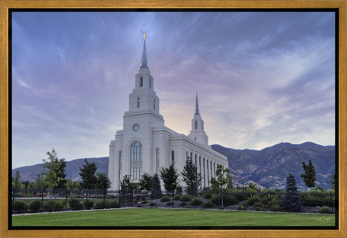 Layton Utah Morning Vista Gallery Wrap