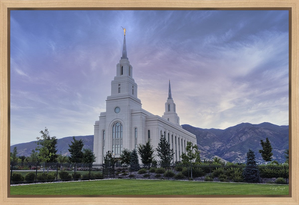 Layton Utah Morning Vista Gallery Wrap