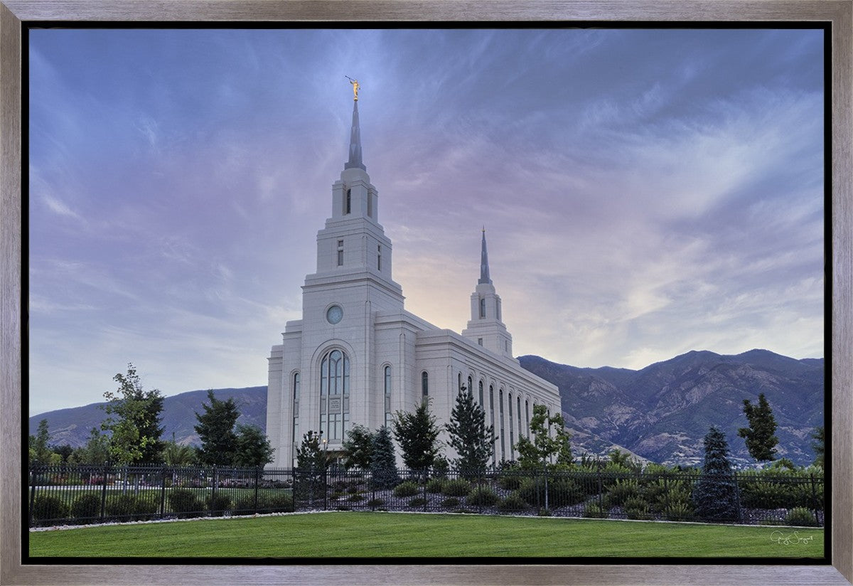 Layton Utah Morning Vista Gallery Wrap